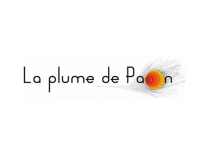 Logo éditeur la plume de paon